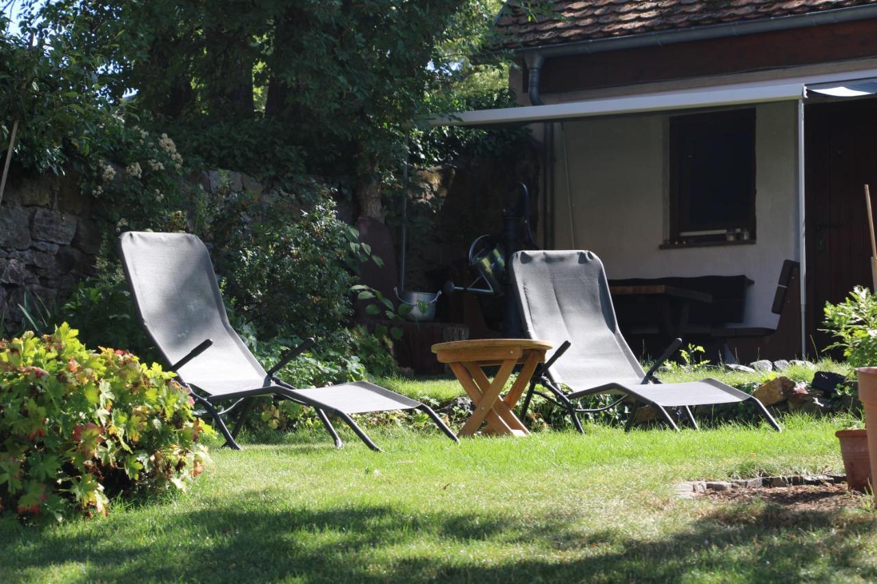 Ferienhaus Burgblick Münzenberg Buitenkant foto