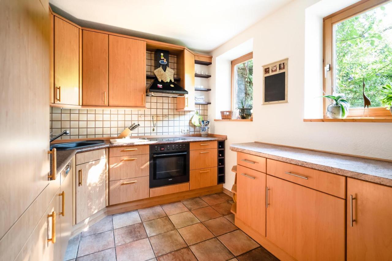 Ferienhaus Burgblick Münzenberg Buitenkant foto