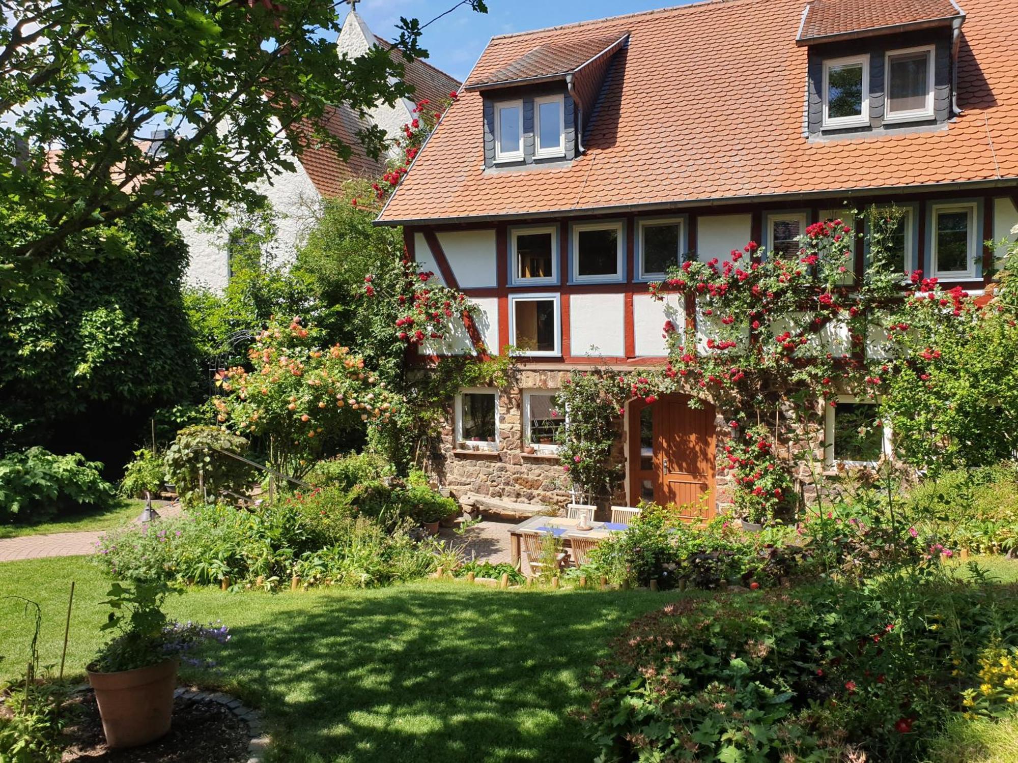 Ferienhaus Burgblick Münzenberg Buitenkant foto